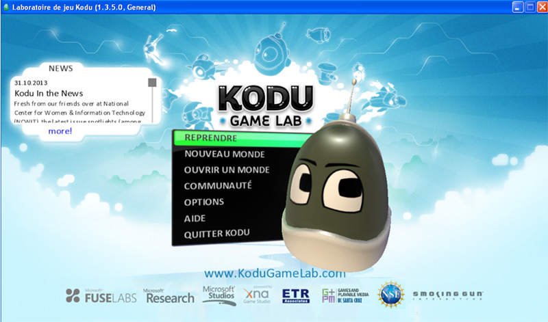 Fichier:Kodu menu principal.jpg