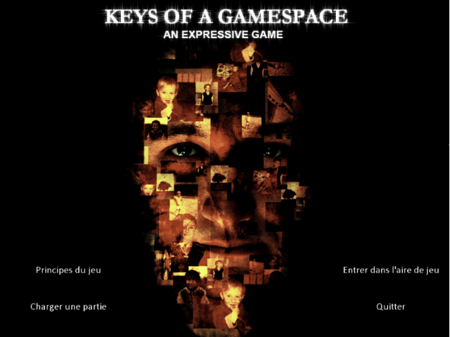 Menu principal du jeu Keys of a Gamespace .png