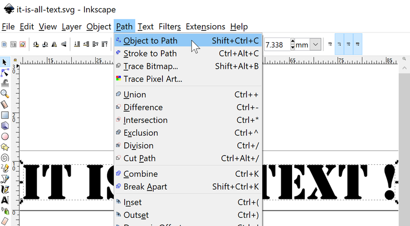 Fichier:Inkscape-object-to-path.png