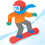 Fichier:Snowboarder-noto.svg