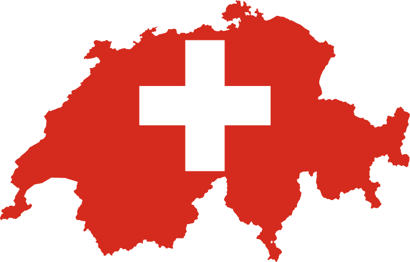 Fichier:Flag-map of Switzerland.svg