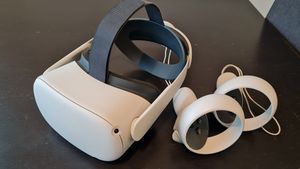 Figure 1 : Un exemple de casque de réalité virtuelle : l'Oculus Quest 2