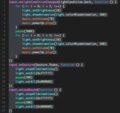 Capture d'écran du code Javascript