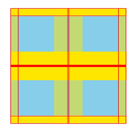 Tartan avec des lignes à la place de rectangles (fichier SVG paramétré)