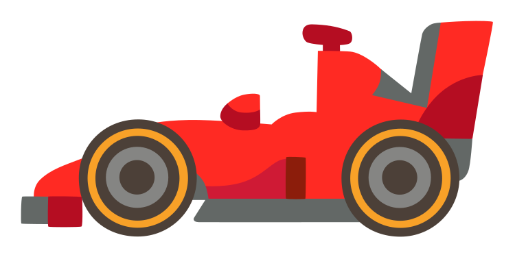 Emoji Racing Car