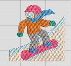 Simulation (voir aussi media:Snowboarder-noto-2b.jpg)