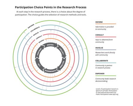 Participation research points in the research Process