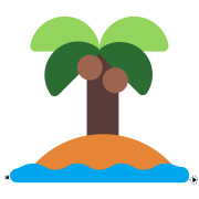 Desert island - fichier SVG de départ