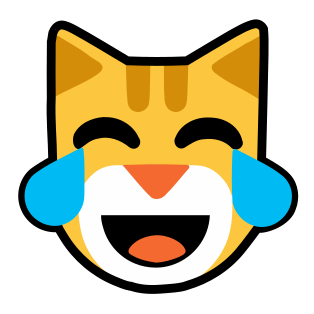 Fichier:Cat-face-with-tears-of-joy-microsoft-4.svg