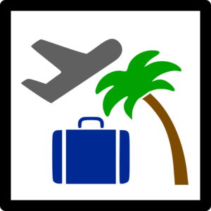 Design du badge "voyage/vacances"