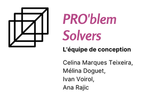 Logo de l'équipe PROblem Solvers (avec noms des membres)