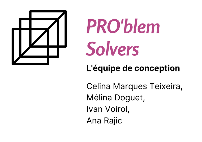 Fichier:Logo de l'équipe PROblem Solvers (avec noms des membres).png