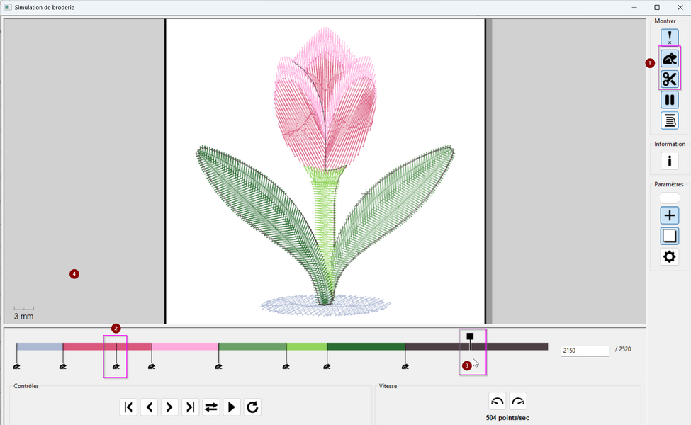 Simulateur de InkStitch 3.2
