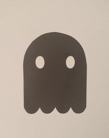 Photo de la découpe du design Ghost
