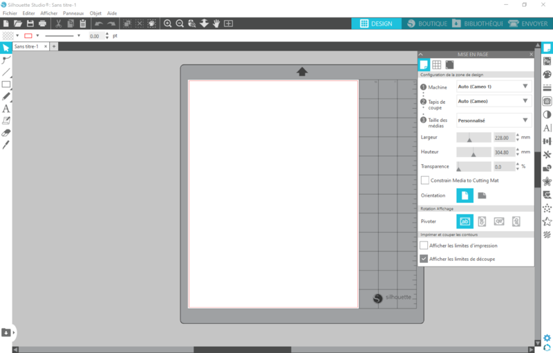 Fichier:Interface Silhouette studio 4.4.png