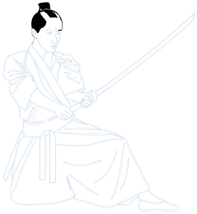 Young Samurai, SVG brodable (points=3mm)