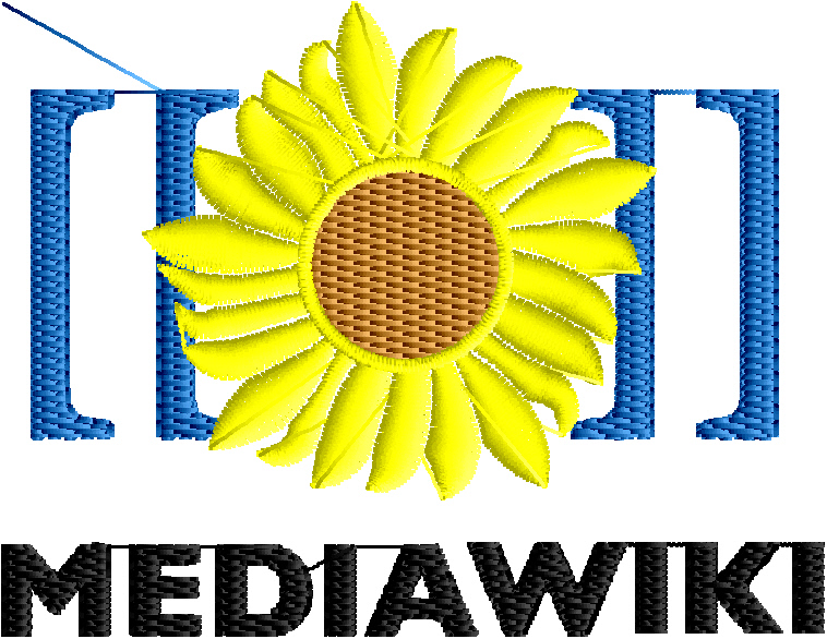 File:MediaWiki logo reworked embroidery-satin-7cm.jpg