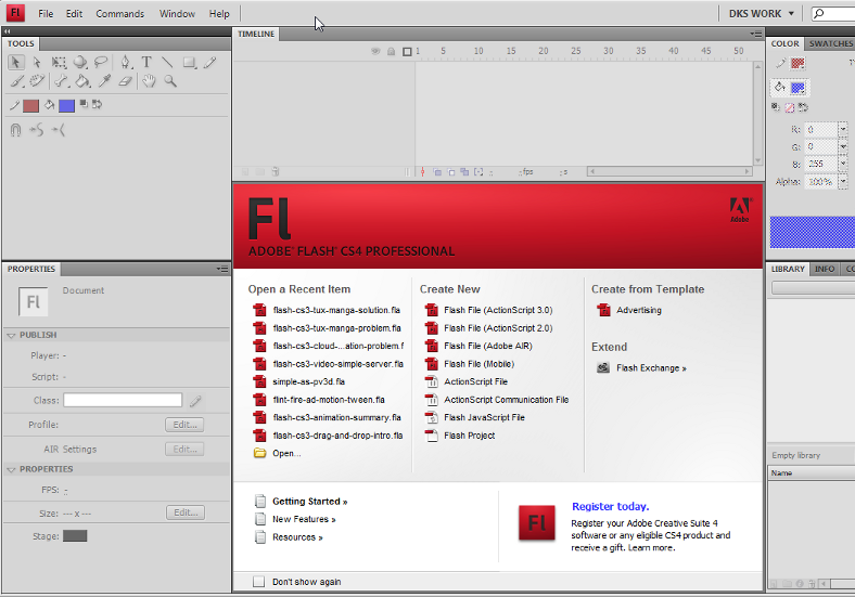 Adobe Flash Cs4 Icon