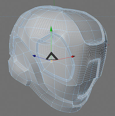 NURBS model of a helmet by Vrogy