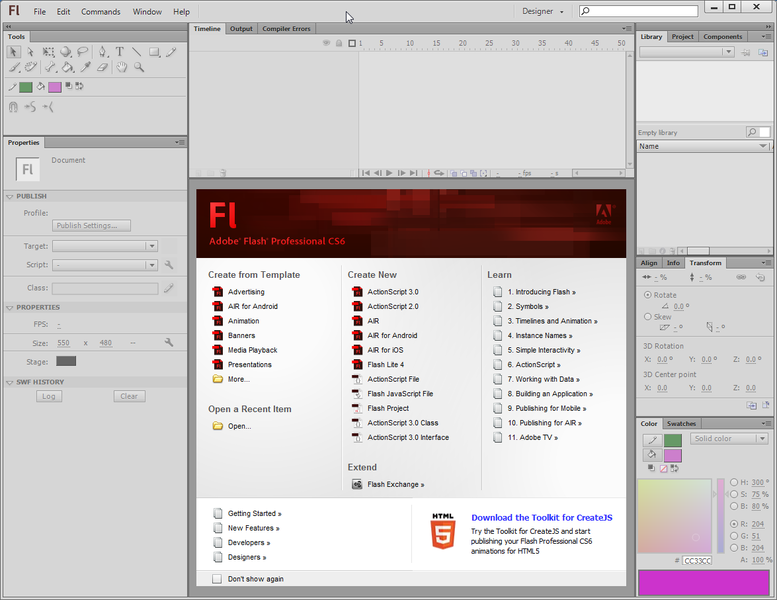 File:Flash-cs6-welcome-screen.png