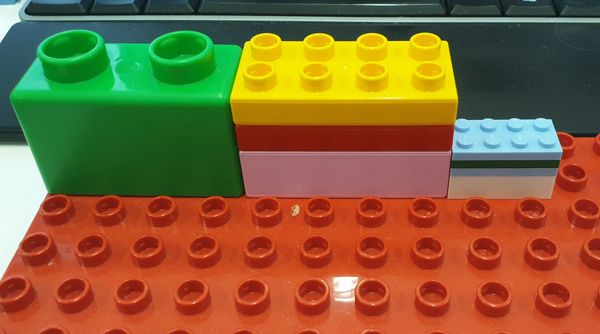 LEGO 2x4 Brick Mix Lot of 50 4x2 Blocks 