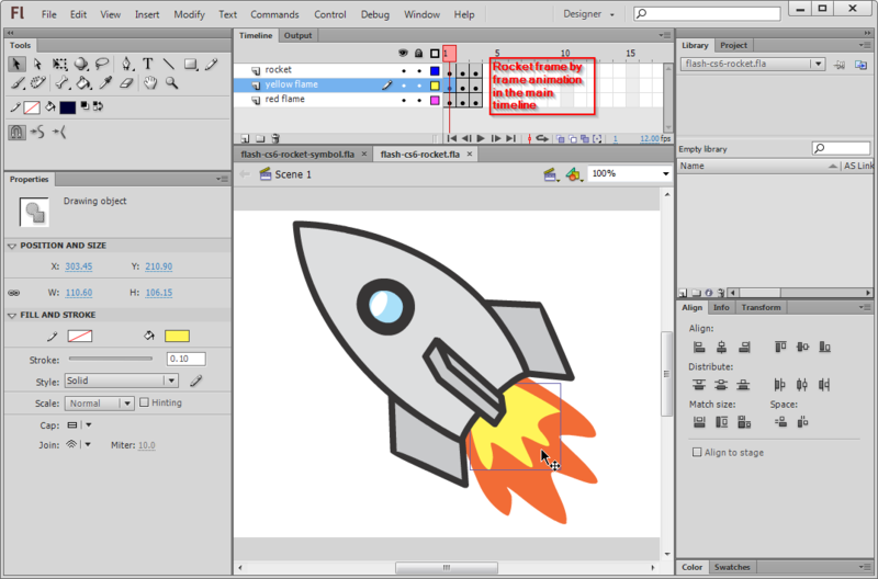 auteursrechten breedte vreugde Flash frame-by-frame animation tutorial - EduTech Wiki